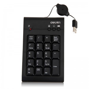 得力deli 3730 USB接口数字键盘/数字小键盘