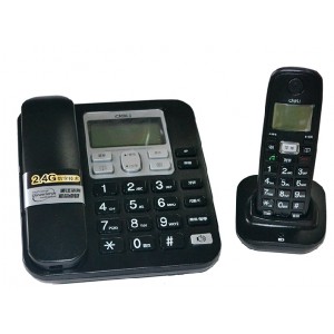 得力deli 791 2.4G数字无绳子母机