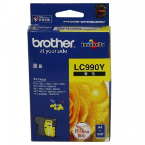 兄弟Brother LC-990Y 黄色原装墨盒