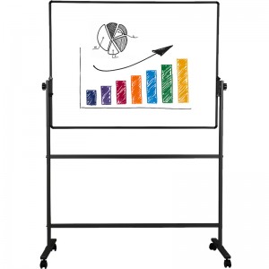 得力7882 双面白板（带支架） 120×90cm