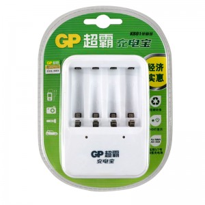 GP超霸KB01单载充电器 标准安全充电宝空载5号7号电池