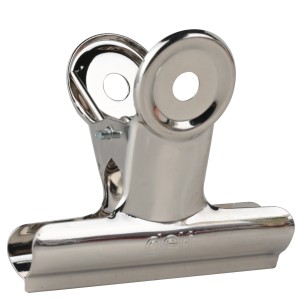 得力deli 9523  3﹟圆形铁票夹 51mm（6只/袋）