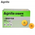 【得力旗下】安格耐特（Agnite）乒乓球黄色  F2390Y  单个装