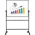 得力7882 双面白板（带支架） 120×90cm