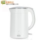 得力/deli  85613 不锈钢防烫电热水壶 一键保温1.7L大容量 白色